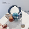 Navy blue hair tie