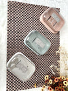 Mixed colors (pink, green, beige)