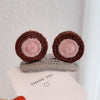5# brown round ears