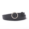Black round buckle / 105cm
