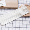 White / sock length is about 42cm