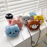Fashionable children's bag 2020 new cartoon bag Mengbao cute coin purse boys and girls bag toddler baby accessories bag