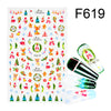 F619 / adhesive nail art sticker