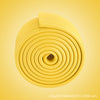 Yellow / 80mm wide * 8mm thick * 2 meters long. with 4 meters long double-sided tape