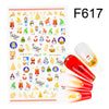 F617 / adhesive nail art sticker