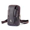 Three layers of dark coffee hook + strap