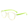 Transparent green frame green legs