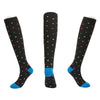 Colored small dots on black background / small size