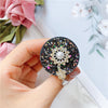 Rough flash bracket - no. 30 - sun flower - black