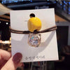 Hollow head rope [yellow] beads