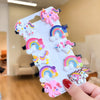 1# unicorn rainbow suit with cardboard