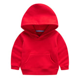 Children's hooded sweater autumn and winter 2021 new Korean version plus velvet thickened baby warm tops girls boys hoodies