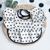 Dots on white background