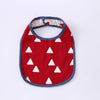 Jacquard u-shaped red triangle