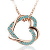 Rose gold aquamarine diamond