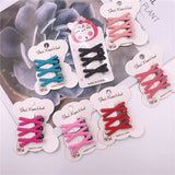 Korean version of children's hairpin baby color pressure clip bangs clip hairpin 2 yuan store supply