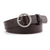 Coffee - silver buckle / length 105 width 2.3