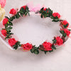 Luxury version of 12 flowers (full red) garland