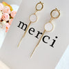 Silver stud earrings