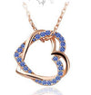 Rose gold sapphire diamond