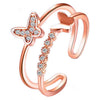 Rose gold / adjustable opening