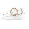 White-gold buckle / length 105 width 2.3