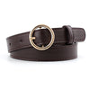 Coffee - gold buckle / length 105 width 2.3