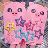 A1 glitter pentagram mixed color 4-piece set
