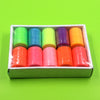 Bright color ten-color thread