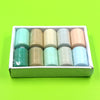 Cool color ten color thread
