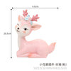 Small flower deer ornament - elegant (pink)