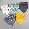 Korean style trendy triangle scarf 5 pieces