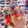 [no. 145 head rope] hair ball hanging beads 100/bundle