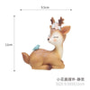 1 small flower deer ornament - meditation