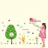 SYGA PVC Vinyl Wall Stickers for Living Room Self Adhesive Stickers (Kindergarten Classroom) - Multi Color