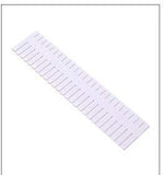 SYGA 4 pcs DIY Plastic Grid Drawer Divider Household Storage Strips_Large (White,47 CM*7CM)