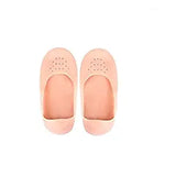 SYGA Silicone Moisturizing Skin Care Protection Anti-Cracking Foot Small Size Socks for Men and Women (Skin, Small)