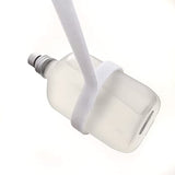 SYGA Nylon Double Sided WELLKRO Tape, Hook and Lock Tape, Sew-on Power Wire Management Fastening Tape Cable Tie for Interlocking, Apparel, Home Textile, Industrial Use and More- 1mx 15mm (White) 10Pcs
