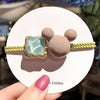 Khaki mickey crystal headband