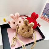 2020 autumn and winter new cartoon children's bag cute bunny female baby coin purse mini girl's small bag fashion