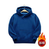 Royal blue fleece hoodie / 90cm