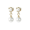 Gold earrings