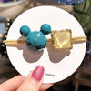 Green mickey crystal headband