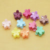 Retro flower shape mixed color 1.5 cm