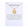 Silver card gold chain