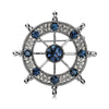 Gray background blue diamond