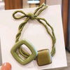 Green rubber band