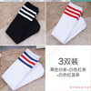Black and white stripes white red stripes white red and blue stripes horizontal stripes / 3-8 years old straight socks without heels are about 38cm long