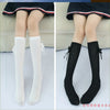 White + black [diamond style] stockings / 3-8 years old straight socks without heels are about 38cm long