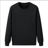 Pure black round neck sweater [regular style] / m